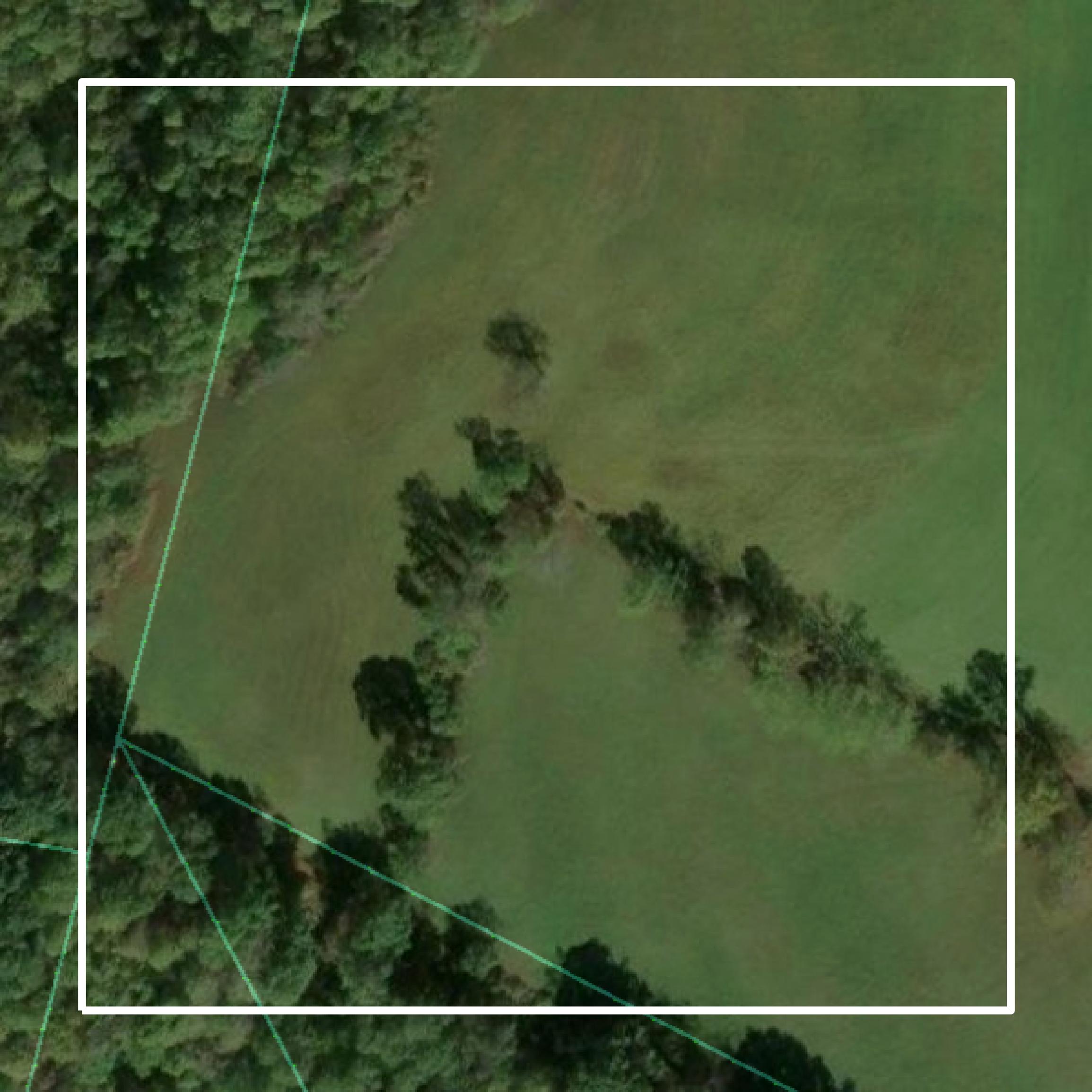 This image shows parcel and building data in Marion County created using GIS data in Equator.