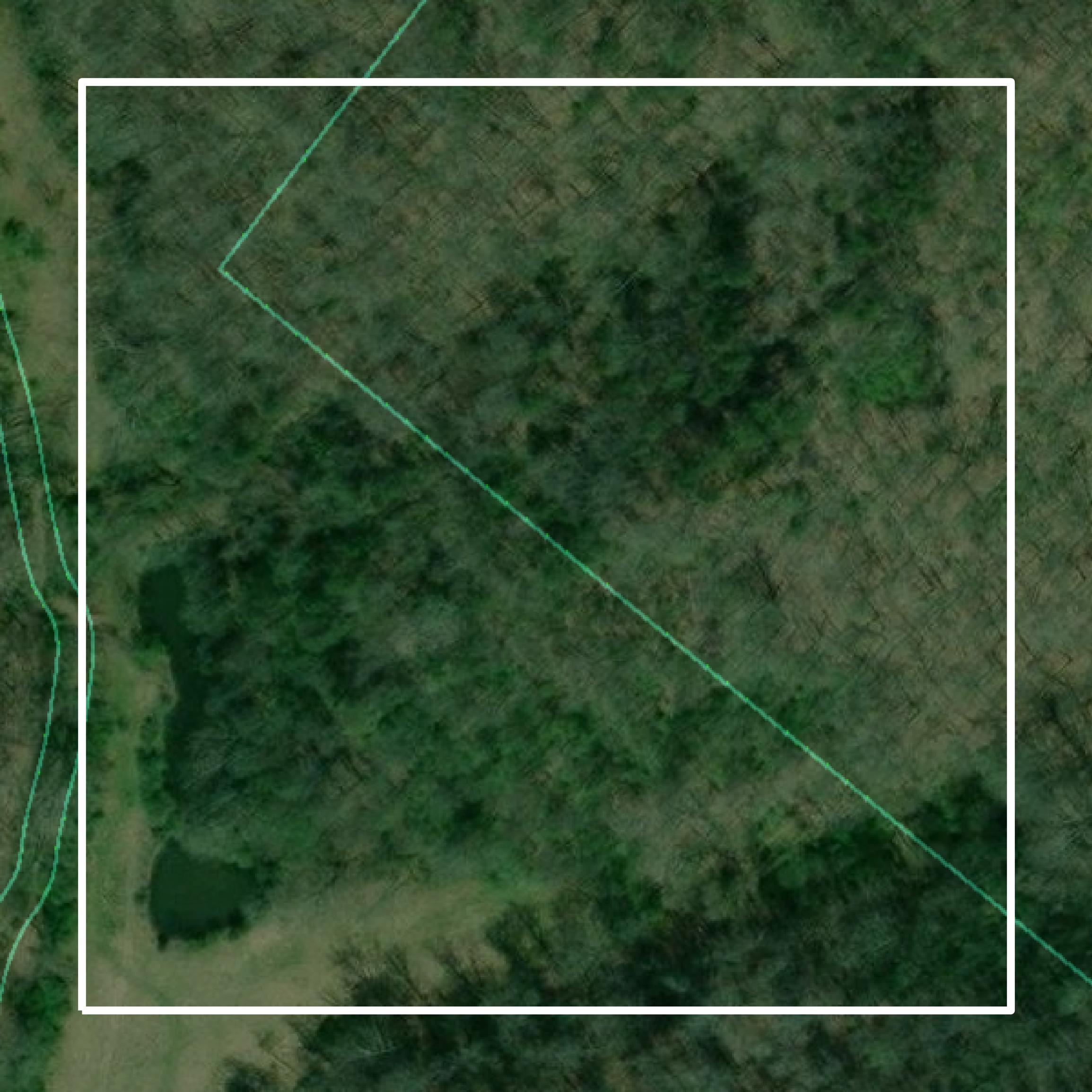 This image shows parcel and building data in Mason County created using GIS data in Equator.