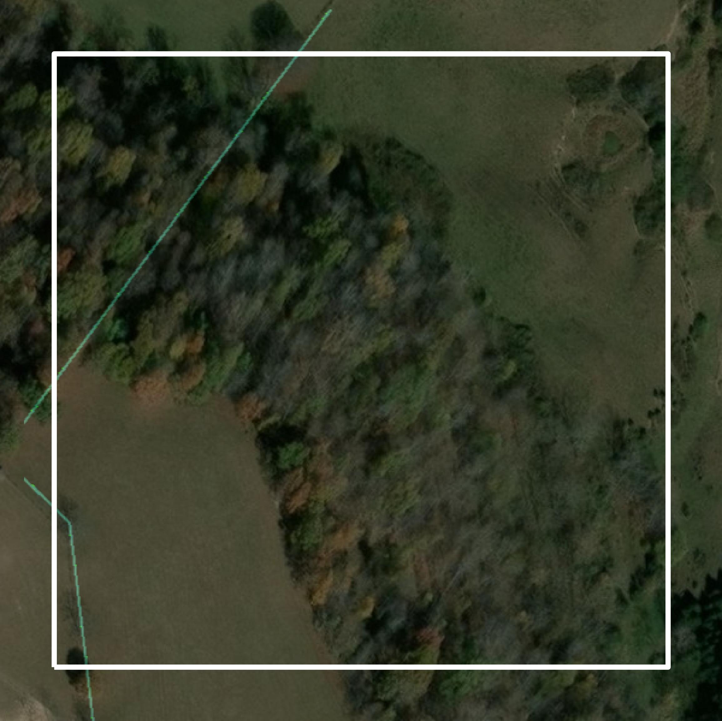 This image shows parcel and building data in Monroe County created using GIS data in Equator.