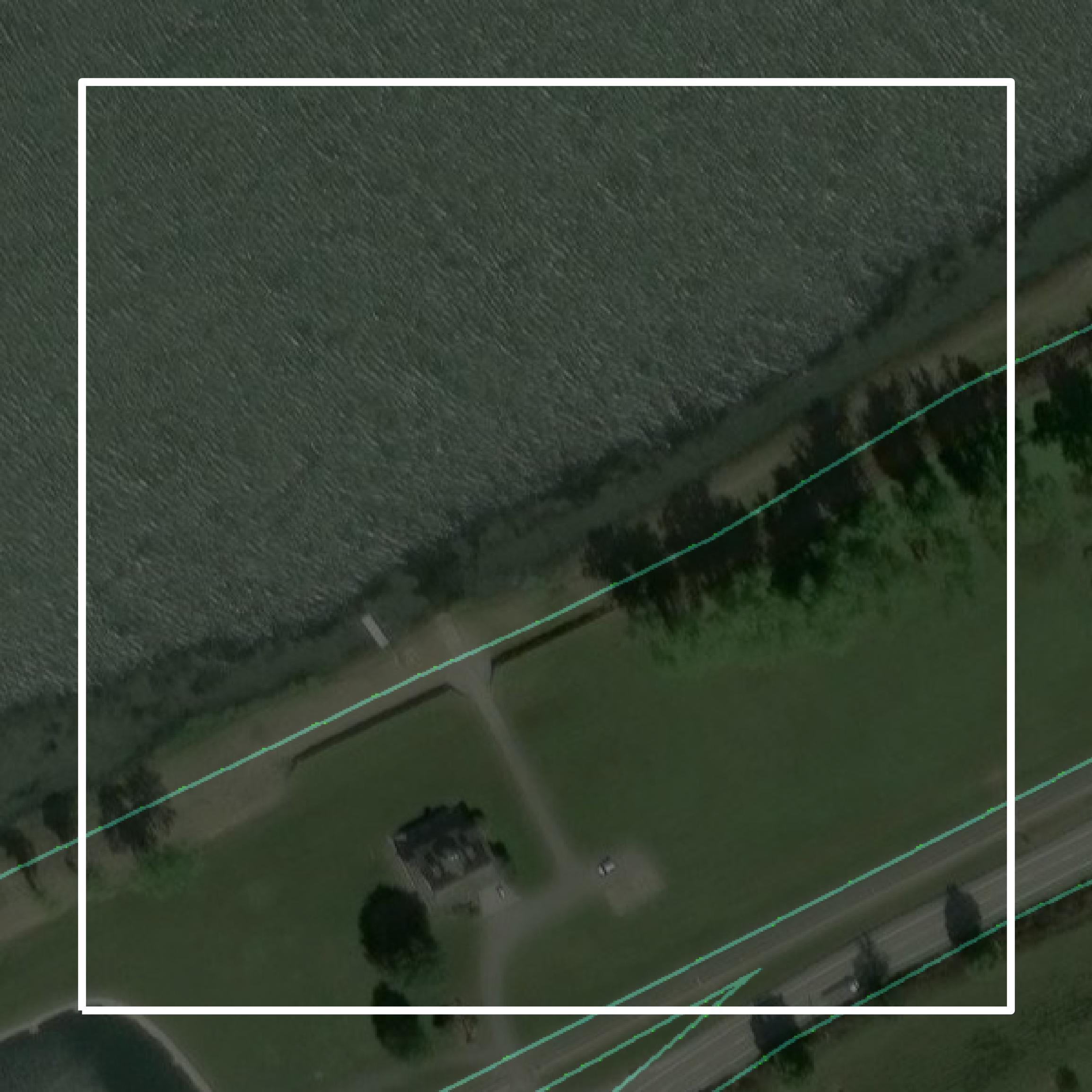 This image shows parcel and building data in Pleasants County created using GIS data in Equator.