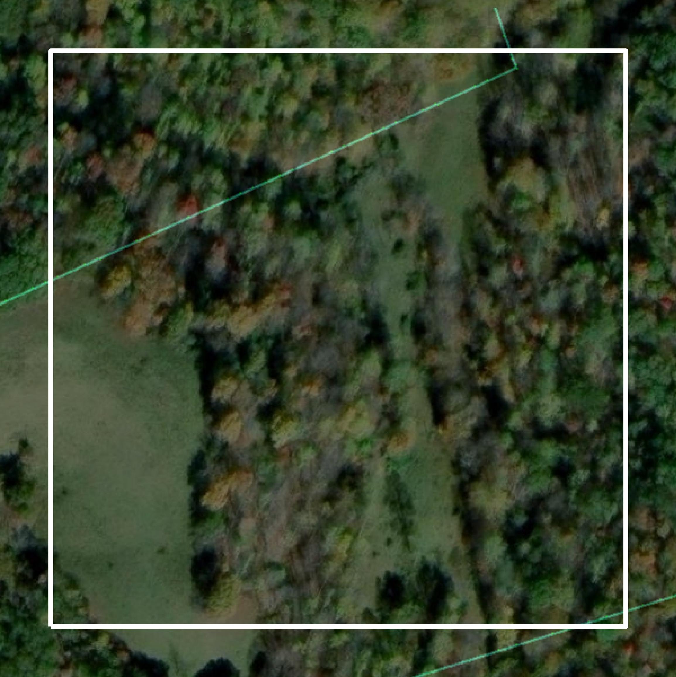 This image shows a contour map in Taylor County created using GIS data in Equator.
