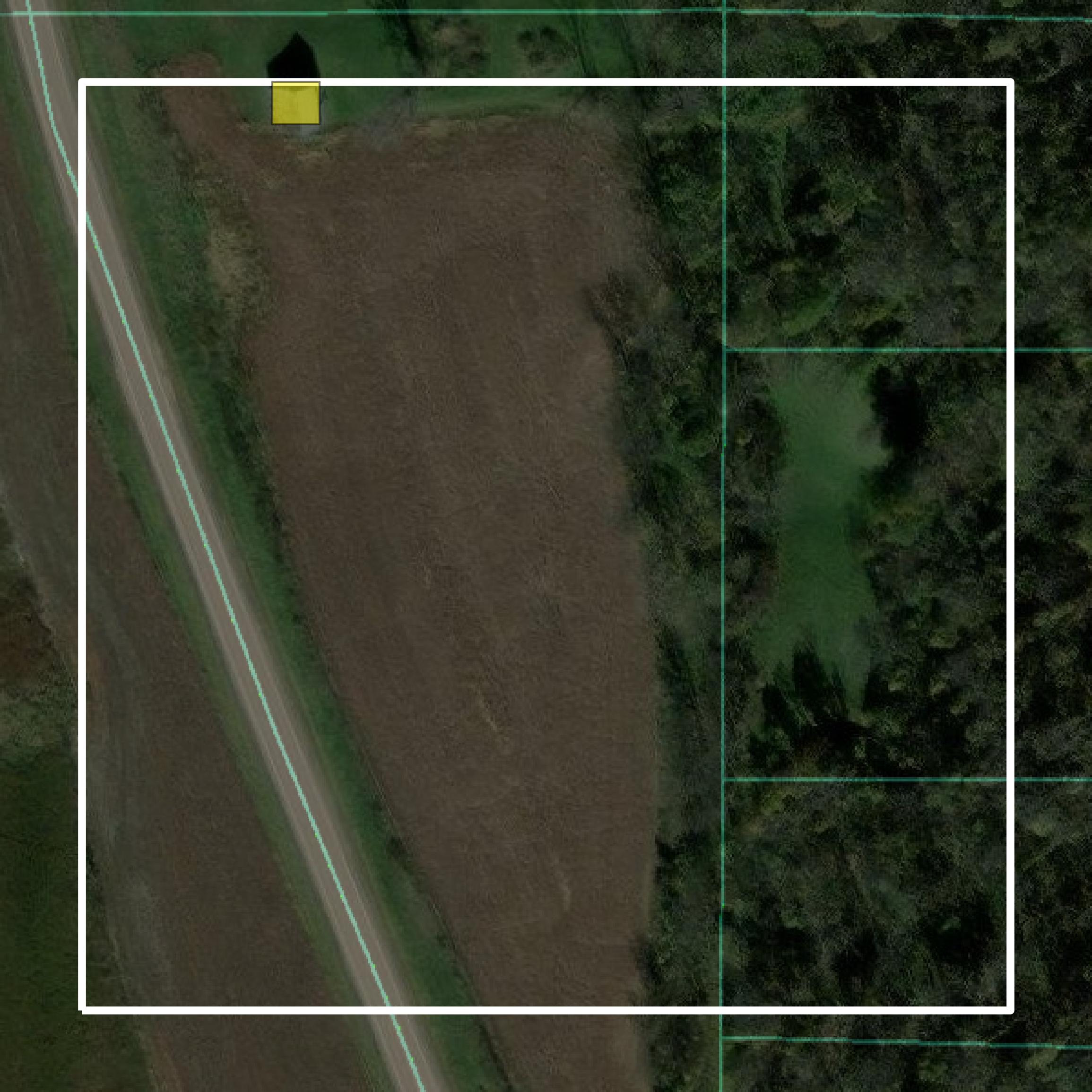 This image shows parcel and building data in Buffalo County created using GIS data in Equator.