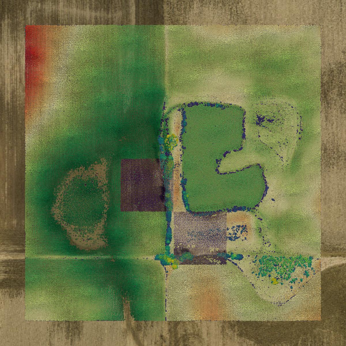 This image shows a LiDAR point cloud in Kenosha County created using GIS data in Equator.