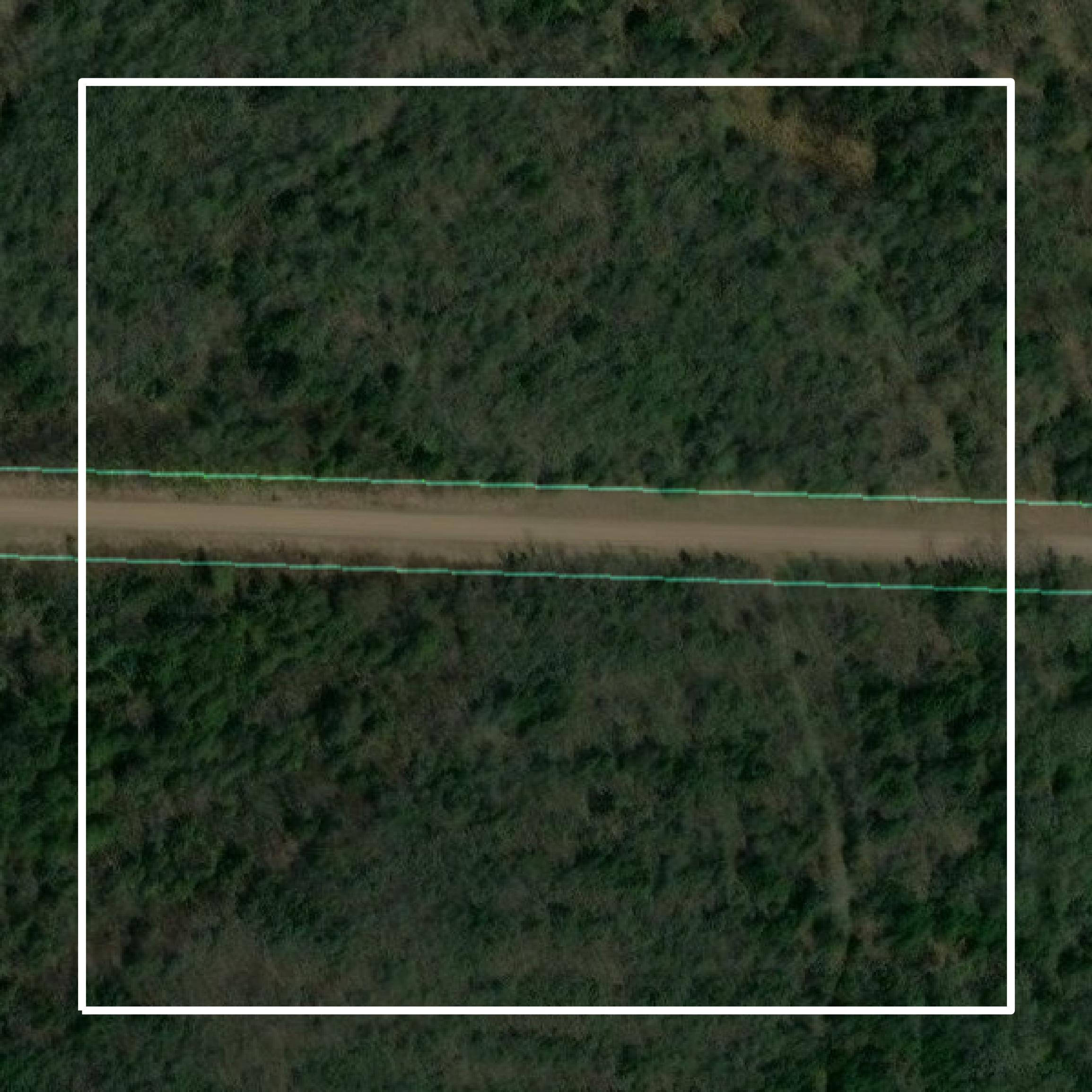 This image shows parcel and building data in Langlade County created using GIS data in Equator.