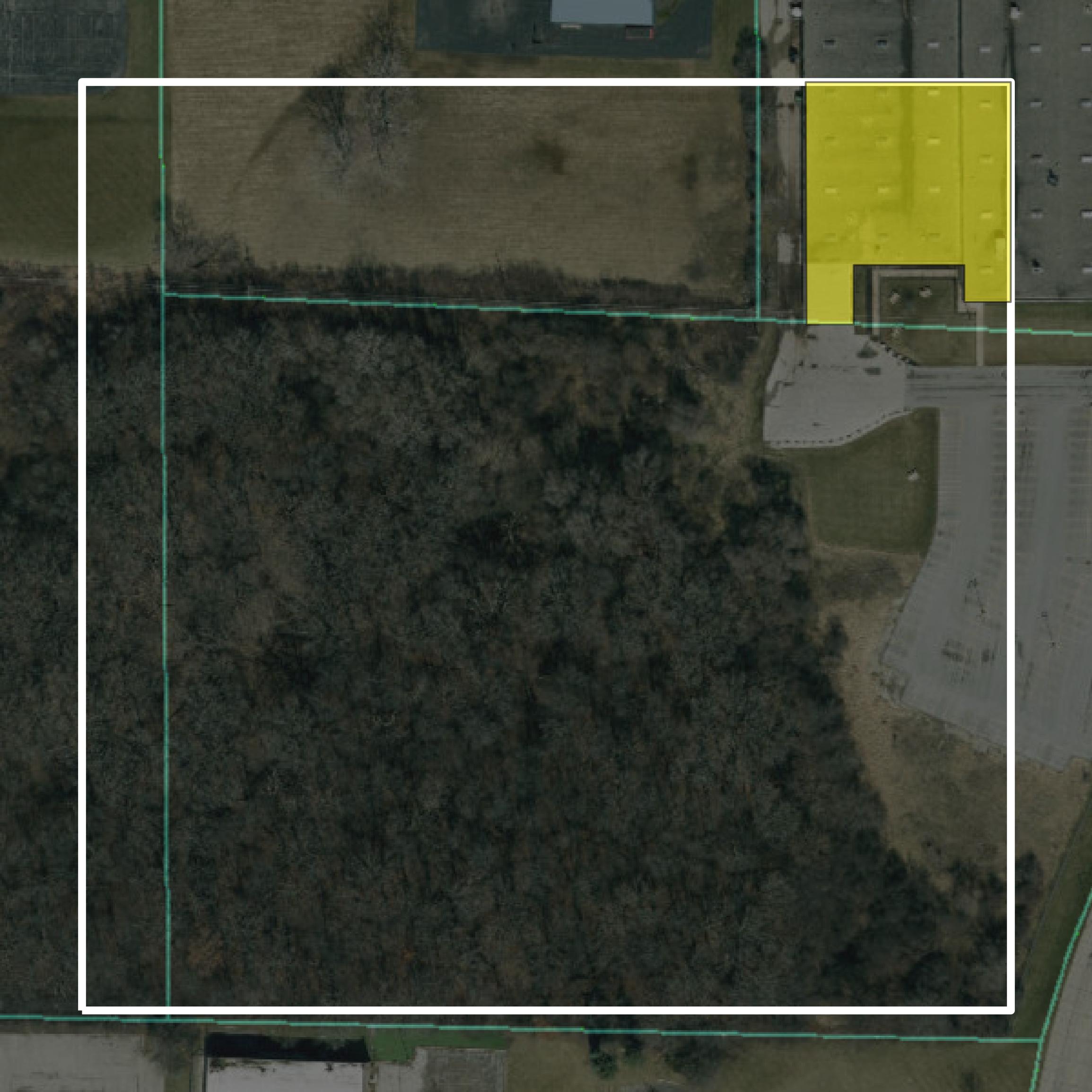 This image shows parcel and building data in Racine County created using GIS data in Equator.
