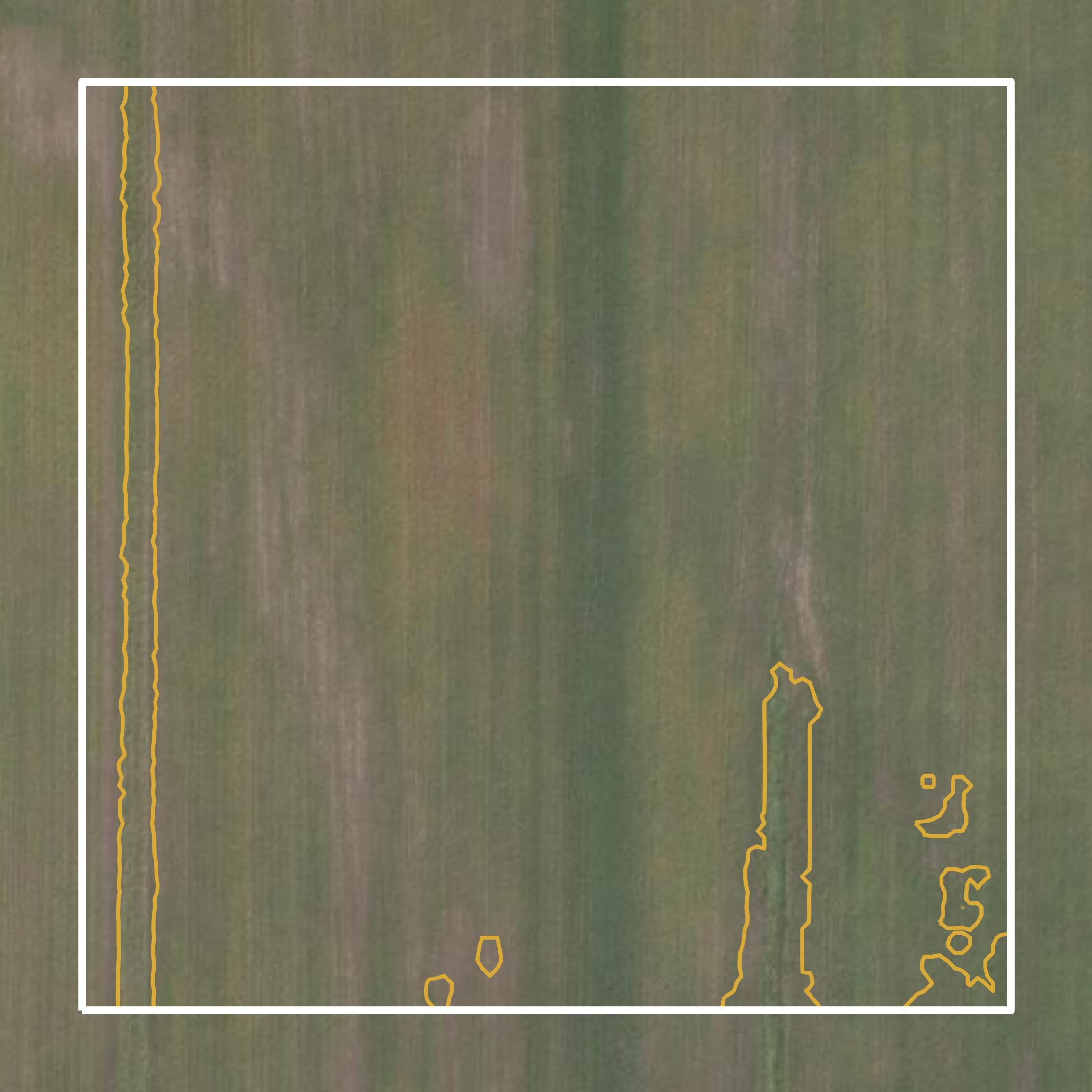 This image shows a contour map in Sauk County created using GIS data in Equator.