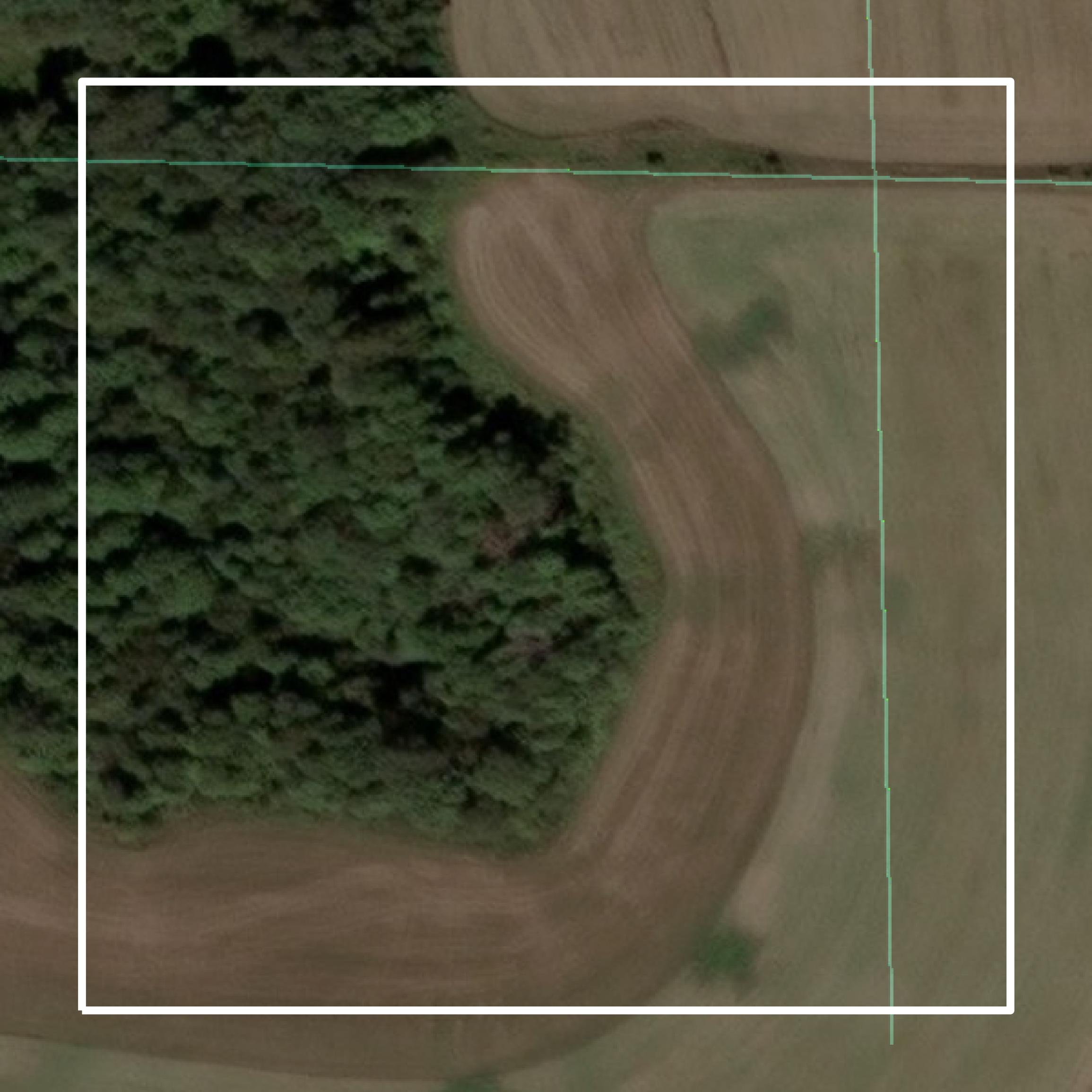 This image shows parcel and building data in Vernon County created using GIS data in Equator.