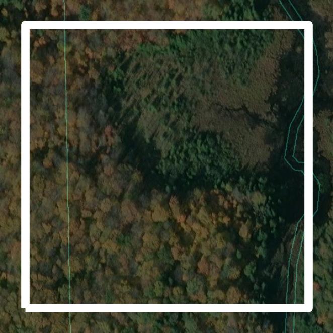 This image shows parcel and building data in Carbon County created using GIS data in Equator.