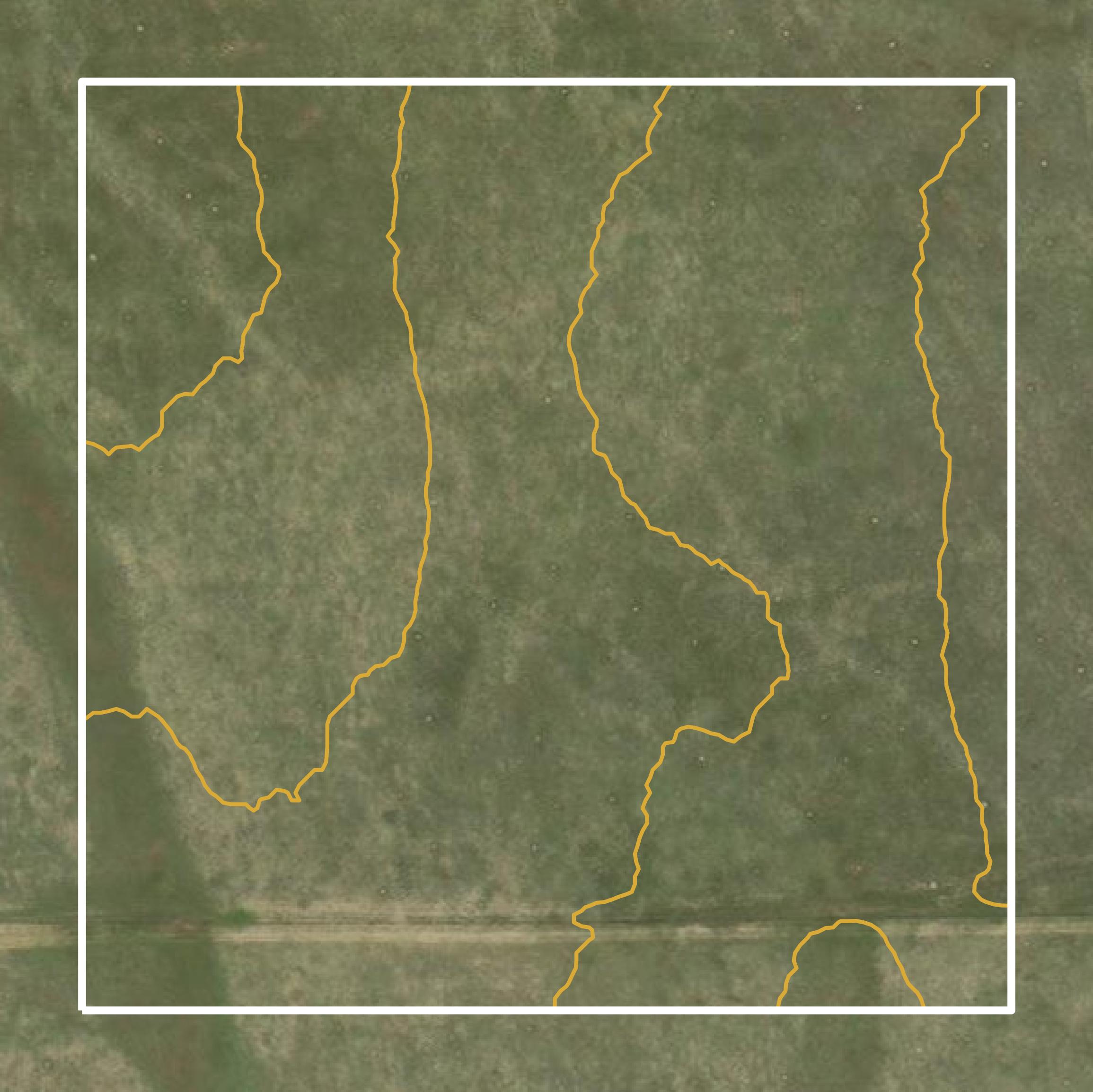 This image shows a contour map in Johnson County created using GIS data in Equator.